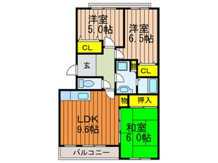 グランデ－ル樟葉の物件間取画像